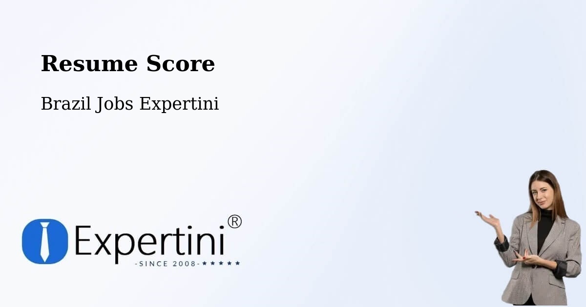 Resume Score & Job Description Match Tool – Feijó - Brazil Jobs Expertini